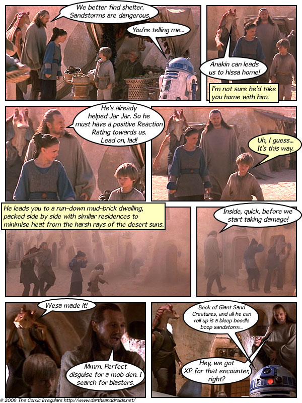 Episode 69: In Which Qui-Gon, Jar Jar, R2-D2, and Padmé Seek Shelter From a Sandstorm